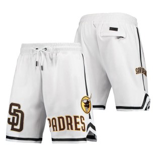 San Diego Padres Pro Standard White Team Logo Shorts