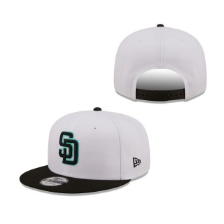 San Diego Padres Spring Two-Tone 9FIFTY Snapback Hat White Black