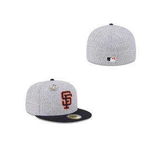 San Francisco Giants 70th Anniversary Gray 59FIFTY Fitted Hat