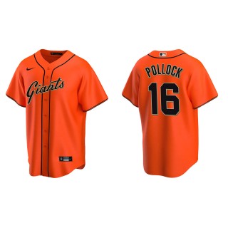 San Francisco Giants A.J. Pollock Orange Replica Alternate Jersey
