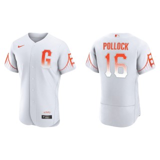 San Francisco Giants A.J. Pollock White City Connect Authentic Jersey