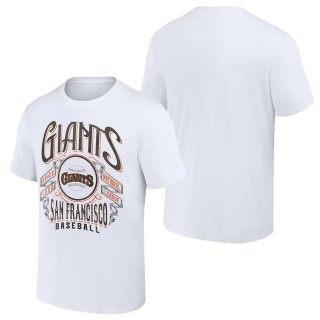 San Francisco Giants Darius Rucker White Distressed Rock T-Shirt