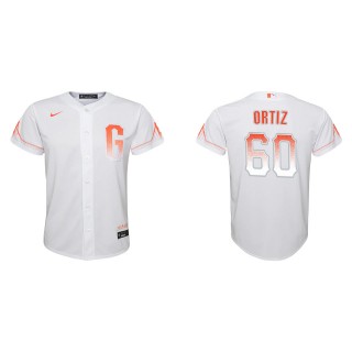 Youth San Francisco Giants Luis Ortiz White City Connect Replica Jersey