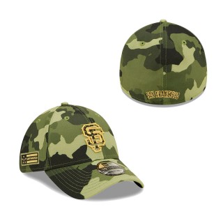 San Francisco Giants New Era Camo 2022 Armed Forces Day 39THIRTY Flex Hat