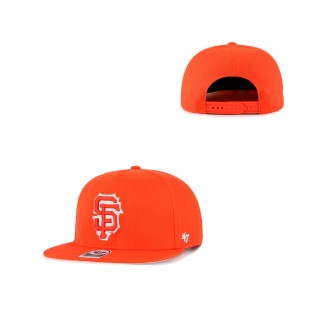 Men's San Francisco Giants Orange 2021 City Connect Captain Snapback Hat