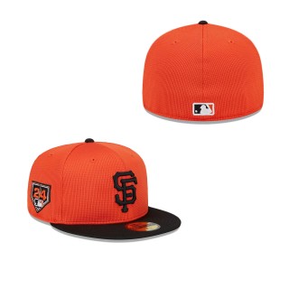 San Francisco Giants Orange Black 2024 Spring Training 59FIFTY Fitted Hat