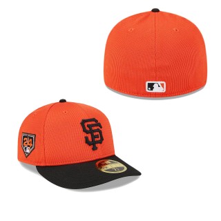 San Francisco Giants Orange Black 2024 Spring Training Low Profile 59FIFTY Fitted Hat