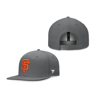 San Francisco Giants Snapback Hat Graphite
