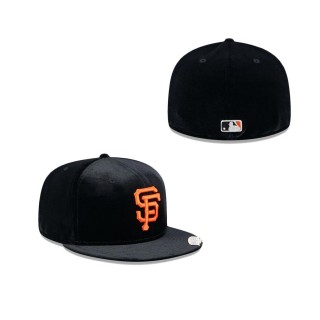 San Francisco Giants Velvet Visor Clip Fitted Hat