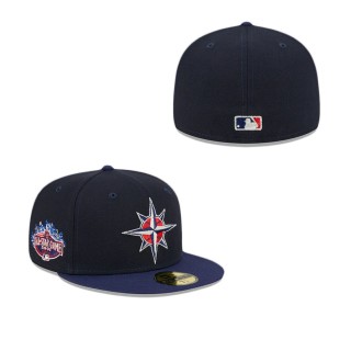 Seattle Mariners Americana Fitted Hat