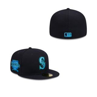 Seattle Mariners Navy 2023 MLB Father's Day On-Field 59FIFTY Fitted Hat