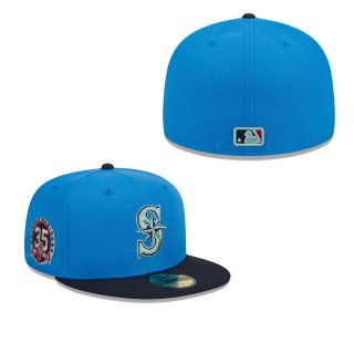Seattle Mariners Royal 59FIFTY Fitted Hat