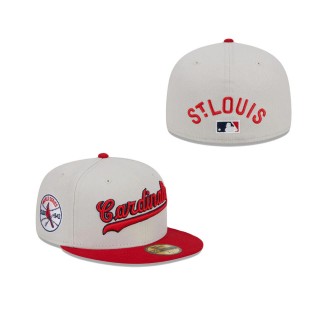 St Louis Cardinals Coop Logo Select Fitted Hat