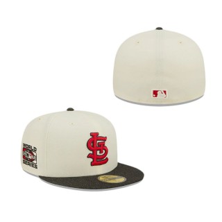 St. Louis Cardinals Black Denim 59FIFTY Fitted Hat