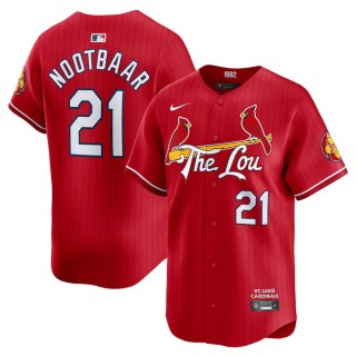 St. Louis Cardinals Lars Nootbaar Red 2024 City Connect Limited Player Jersey