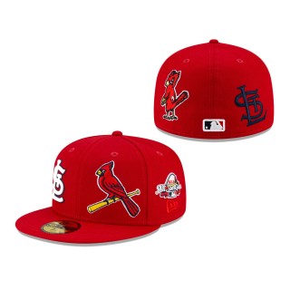 St. Louis Cardinals Patch Pride 59FIFTY Fitted Hat Red