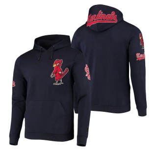 St. Louis Cardinals Pro Standard Navy Team Logo Pullover Hoodie