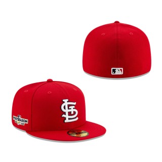 Men's St. Louis Cardinals Red 2022 Postseason Side Patch 59FIFTY Fitted Hat