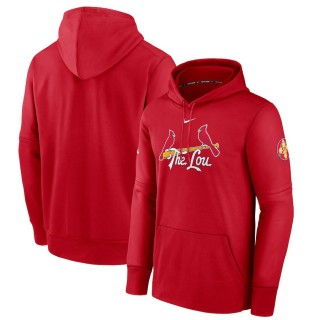 St. Louis Cardinals Red 2024 City Connect Authentic Collection Practice Performance Pullover Hoodie