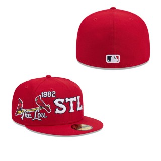 St. Louis Cardinals Red 2024 City Connect Icon 59FIFTY Fitted Hat