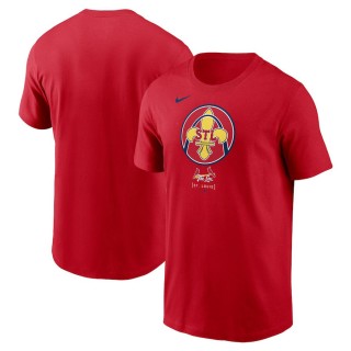 St. Louis Cardinals Red 2024 City Connect Large Logo T-Shirt