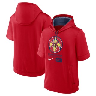 St. Louis Cardinals Red 2024 City Connect Short Sleeve Pullover Hoodie