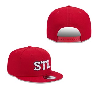 St. Louis Cardinals Red 2024 City Connect 9FIFTY Snapback Hat