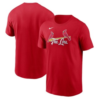 St. Louis Cardinals Red 2024 City Connect Wordmark T-Shirt