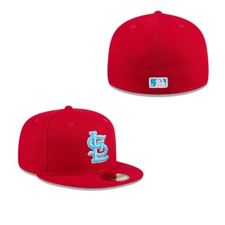 St. Louis Cardinals Red 2024 Father's Day 59FIFTY Fitted Hat