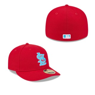 St. Louis Cardinals Red 2024 Father's Day Low Profile 59FIFTY Fitted Hat