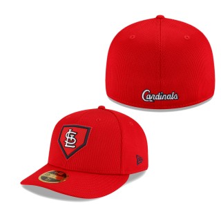 Men's St. Louis Cardinals Red 2022 Clubhouse Low Profile 59FIFTY Fitted Hat