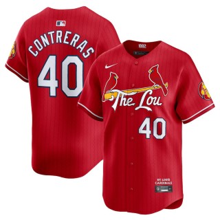 St. Louis Cardinals Willson Contreras Red 2024 City Connect Limited Player Jersey