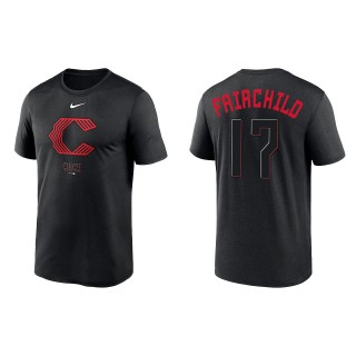 Stuart Fairchild Cincinnati Reds Black 2023 City Connect Tri-Blend T-Shirt
