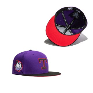 T-Dot Texas Rangers 40th Anniversary 59FIFTY Fitted Hat
