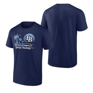 Tampa Bay Rays Navy 2022 MLB Spring Training Grapefruit League Horizon Line T-Shirt