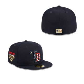 Tampa Bay Rays Navy 2023 Fourth of July 59FIFTY Fitted Hat
