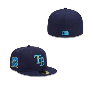 Tampa Bay Rays Navy 2023 MLB Father's Day On-Field 59FIFTY Fitted Hat