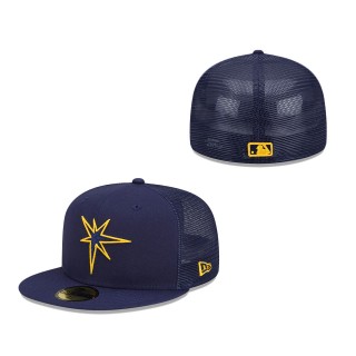 Tampa Bay Rays 2022 Batting Practice 59FIFTY Fitted Hat Navy