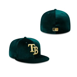 Tampa Bay Rays Vintage Velvet Fitted Hat