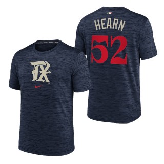 Taylor Hearn Rangers Navy City Connect Velocity Practice Performance T-Shirt