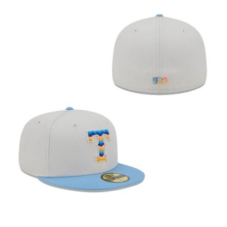 Texas Rangers Beach Front Fitted Hat