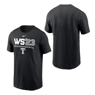 Texas Rangers Black 2023 World Series T-Shirt
