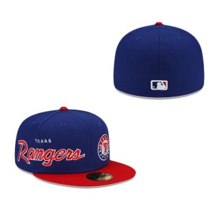 Texas Rangers Double Logo Fitted