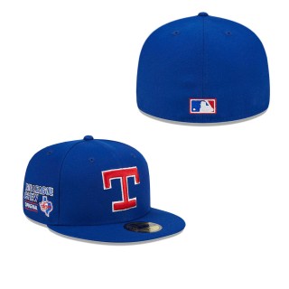 Texas Rangers Royal Big League Chew Team 59FIFTY Fitted Hat
