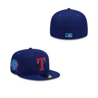 Texas Rangers Royal 2023 MLB Father's Day On-Field 59FIFTY Fitted Hat