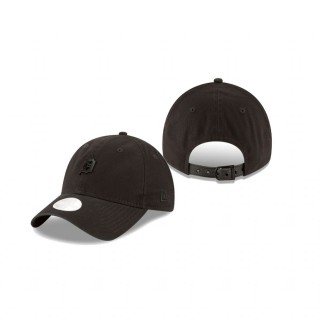 Detroit Tigers Black Blackout Collection Micro Matte 9TWENTY Adjustable Hat