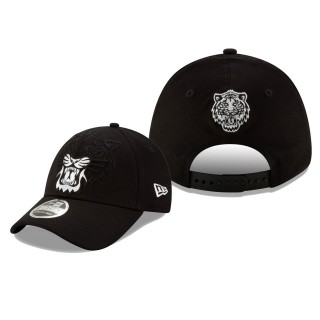 Detroit Tigers Black Elements Monochrome Logo Stretch Snapback 9FORTY Adjustable Hat