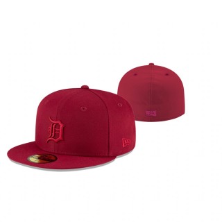 Tigers Tonal Cardinal 59FIFTY Fitted Cap