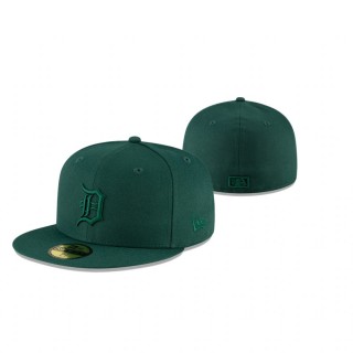 Tigers Dark Green Tonal 59FIFTY Fitted Hat
