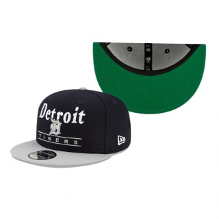 Detroit Tigers Navy Two Tone Retro 9FIFTY Snapback Hat